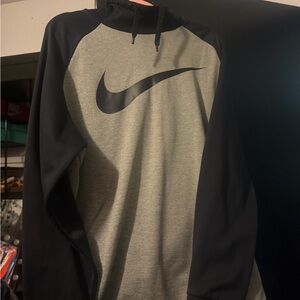 Nike Black and Gray Sweatshirt